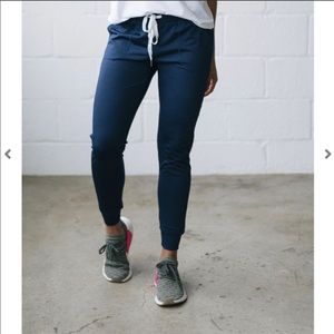 Zyia Navy Cozy Jogger SZ: Med